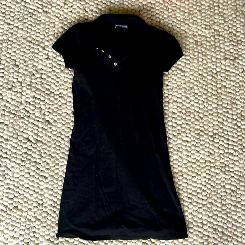 Brandy Millville Black Collard Dress